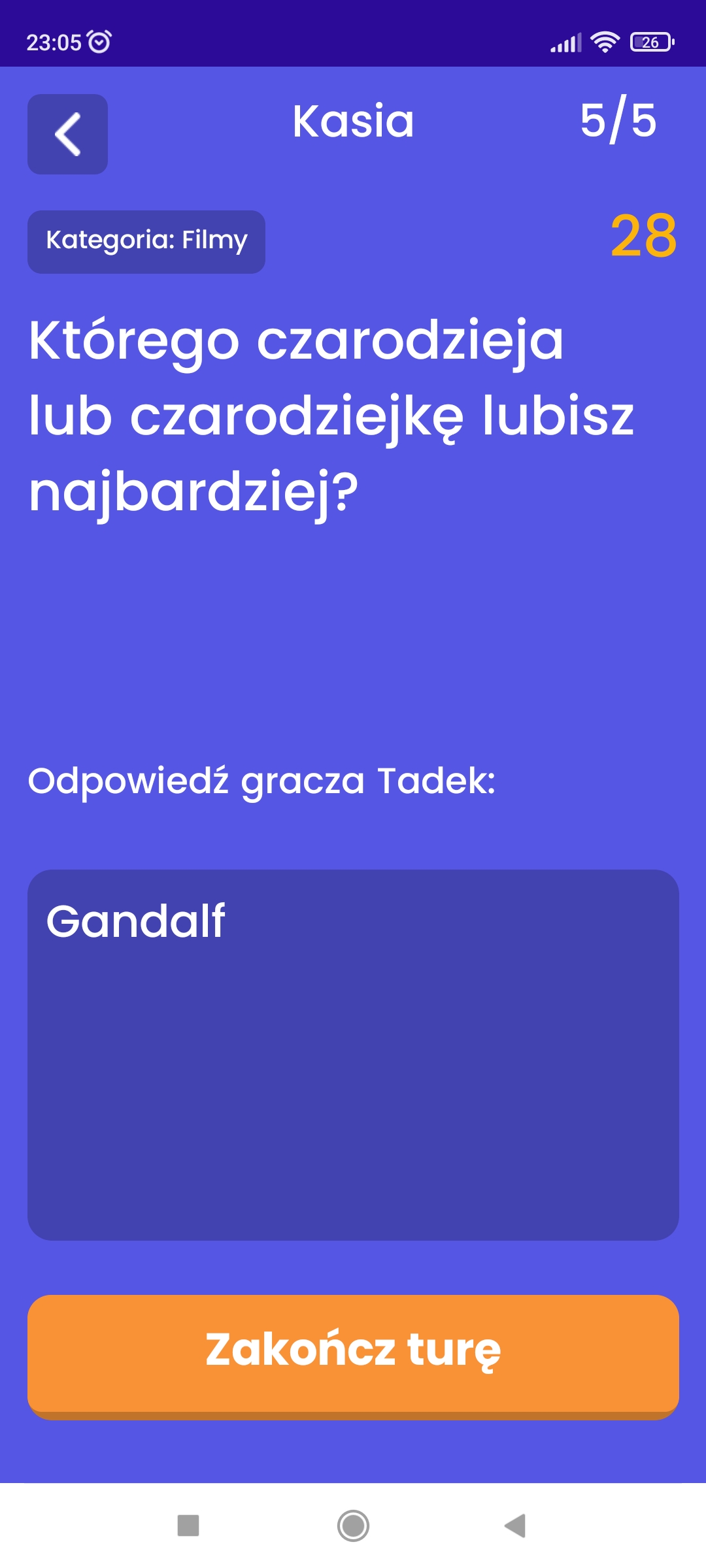 Pinokio - Gra Imprezowa na Telefon odpowiedź